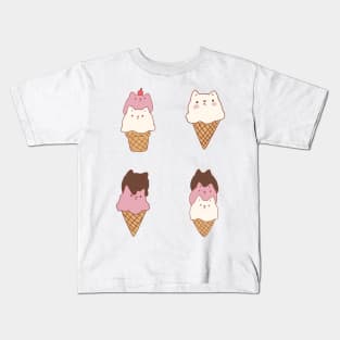 Ice cream cats pack Kids T-Shirt